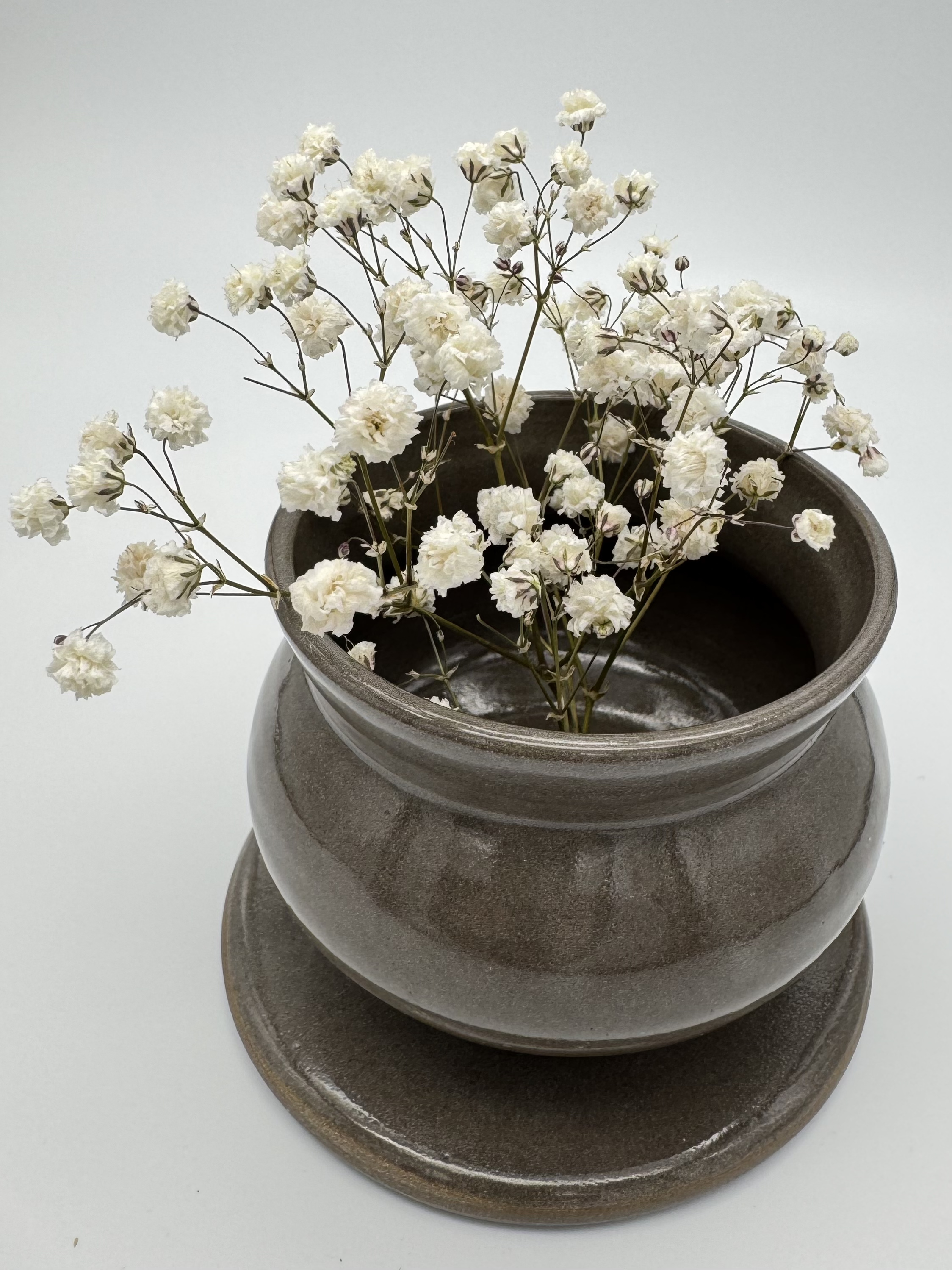 Pure by 1849 Vase mittel inkl. Untersetzer 2